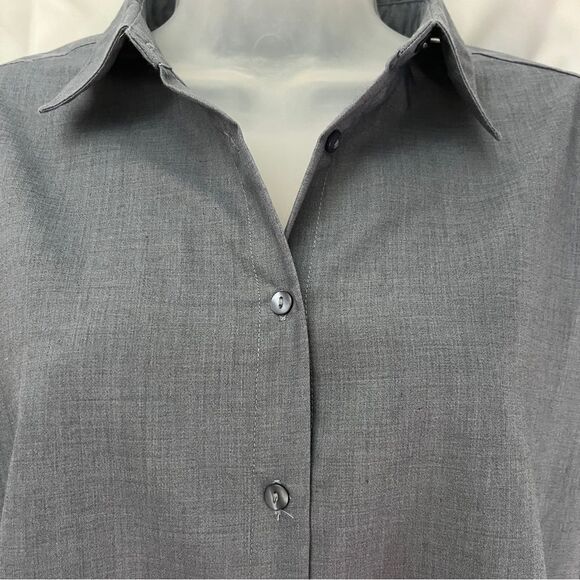 Modern Works Button-Down Long Sleeve Blouse - S - Picture 3 of 13